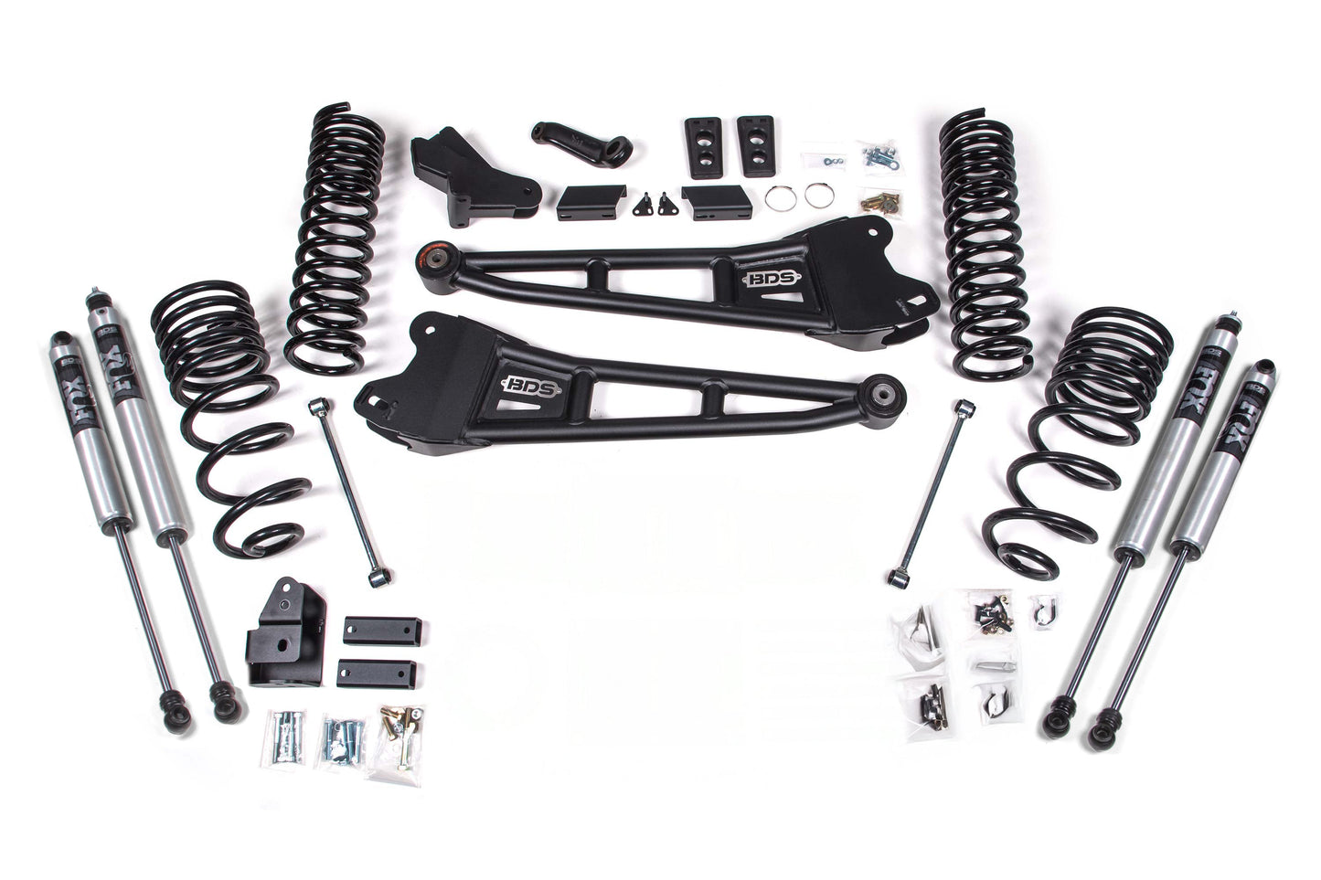 BDS Suspension 4 Inch Lift Kit w/ Radius Arm | Ram 2500 (2025) 4WD | Diesel
