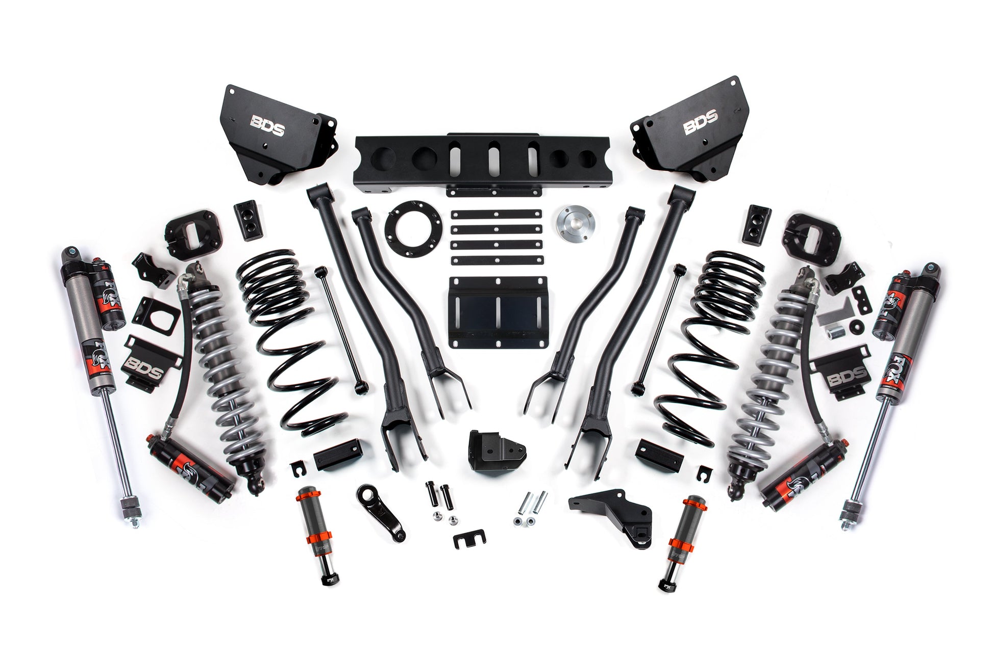 BDS Suspension 4 Inch Lift Kit w/ 4-Link | FOX 2.5 Coil-Over Conversion - Performance Elite | Ram 2500 (14-18) 4WD | Diesel - Trucks R Us