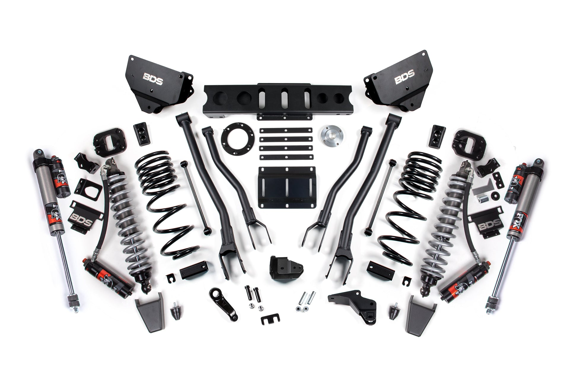 BDS Suspension 4 Inch Lift Kit w/ 4-Link | FOX 2.5 Coil-Over Conversion - Performance Elite | Ram 2500 (14-18) 4WD | Diesel - Trucks R Us