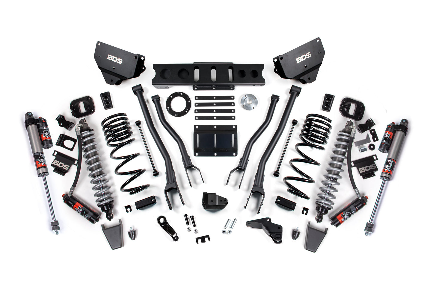 BDS Suspension 4 Inch Lift Kit w/ 4-Link | FOX 2.5 Coil-Over Conversion - Performance Elite | Ram 2500 (14-18) 4WD | Diesel