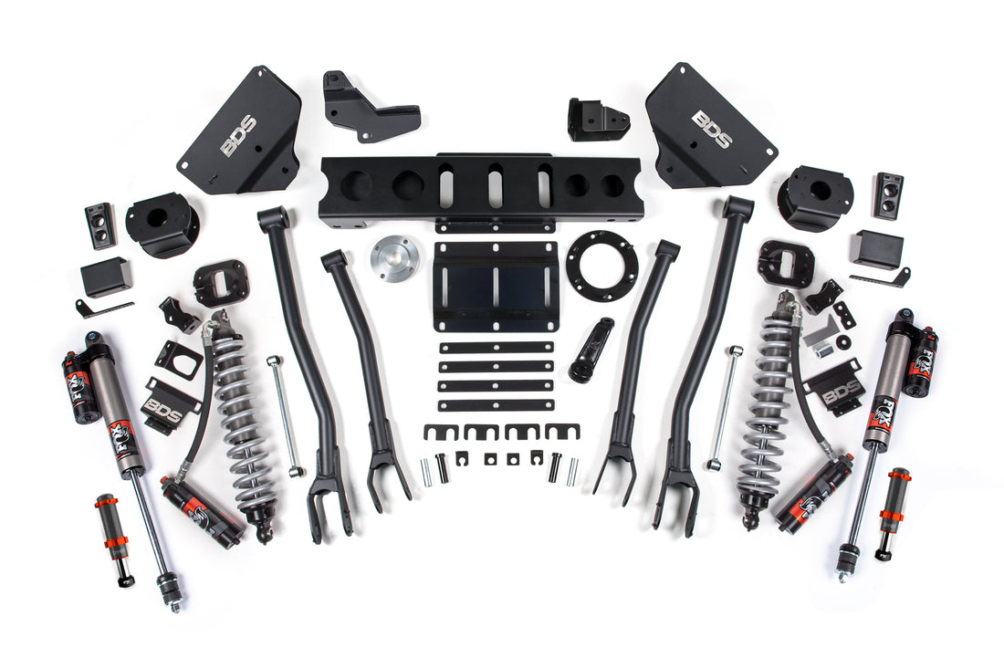 BDS Suspension 6 Inch Lift Kit w/ 4-Link | FOX 2.5 Coil-Over Conversion - Performance Elite | Ram 2500 (14-18) 4WD | Diesel