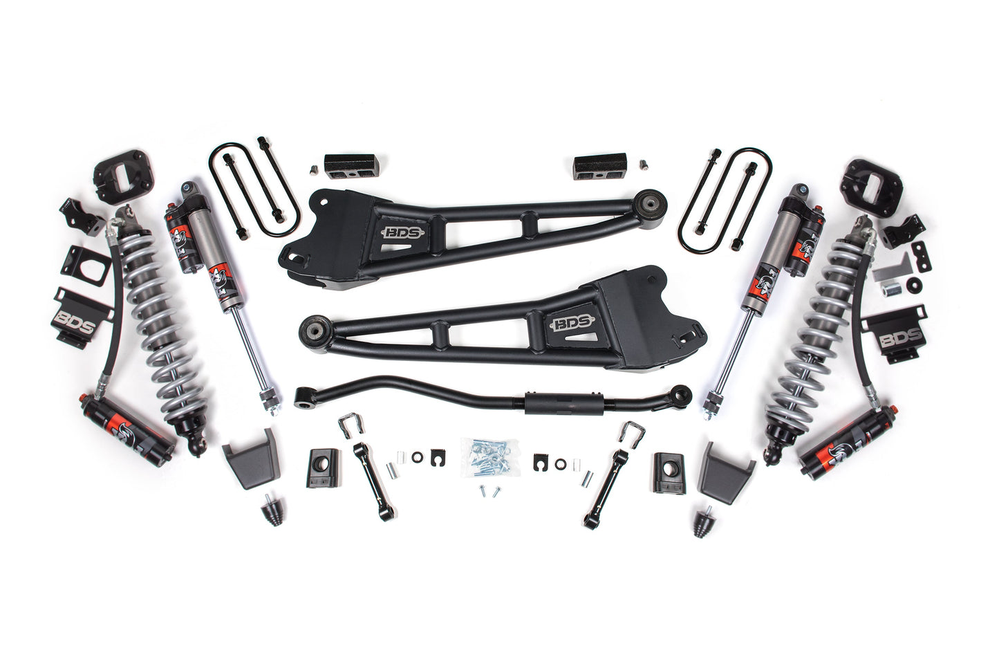 BDS Suspension 3 Inch Lift Kit w/ Radius Arm | FOX 2.5 Coil-Over Conversion - Performance Elite | Ram 3500 (13-18) 4WD | Diesel