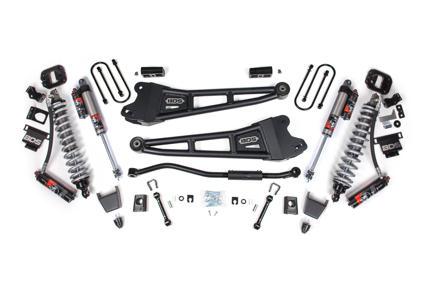 BDS Suspension 3 Inch Lift Kit w/ Radius Arm | FOX 2.5 Coil-Over Conversion - Performance Elite | Ram 3500 (13-18) 4WD | Diesel