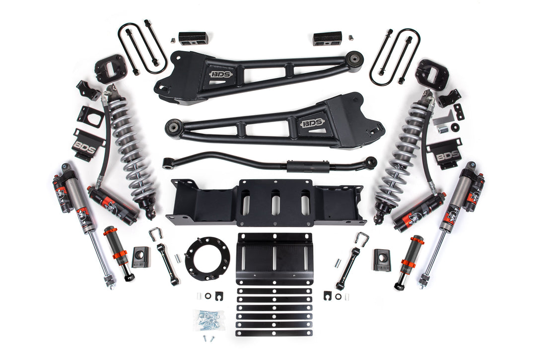 BDS Suspension 3 Inch Lift Kit w/ Radius Arm | FOX 2.5 Coil-Over Conversion - Performance Elite | Ram 3500 (19-24) 4WD | Diesel