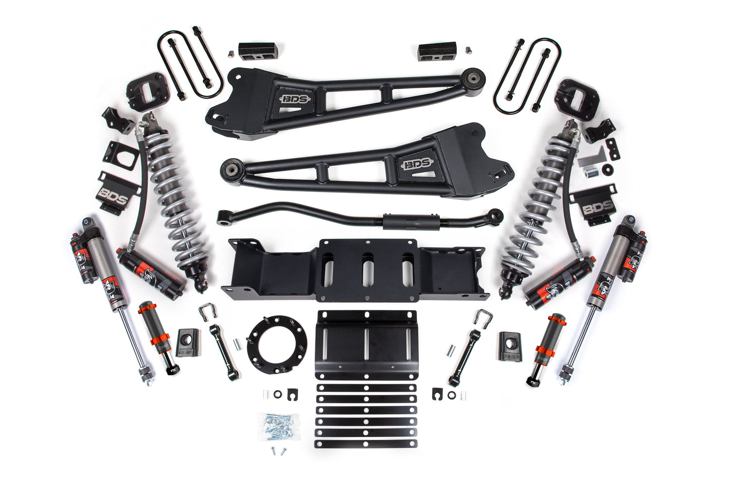 BDS Suspension 3 Inch Lift Kit w/ Radius Arm | FOX 2.5 Coil-Over Conversion - Performance Elite | Ram 3500 (19-24) 4WD | Diesel