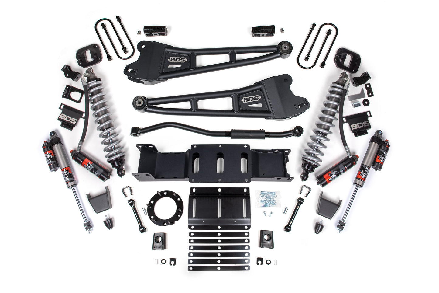 BDS Suspension 3 Inch Lift Kit w/ Radius Arm | FOX 2.5 Coil-Over Conversion - Performance Elite | Ram 3500 (19-24) 4WD | Diesel