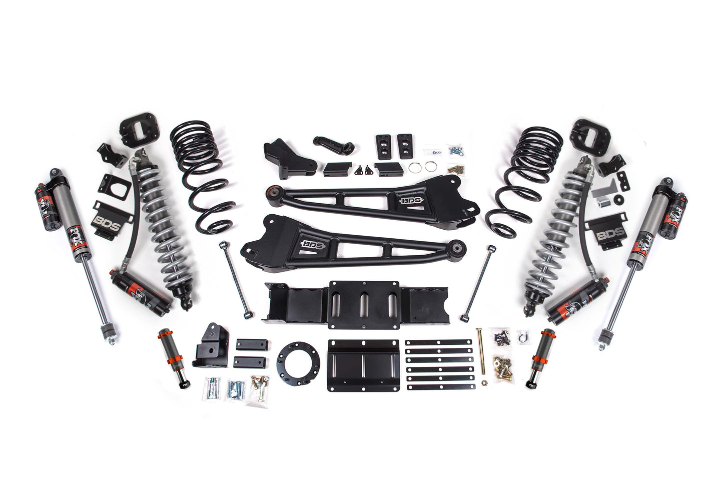 BDS Suspension 4 Inch Lift Kit w/ Radius Arm | FOX 2.5 Coil-Over Conversion - Performance Elite | Ram 2500 (19-24) 4WD | Diesel