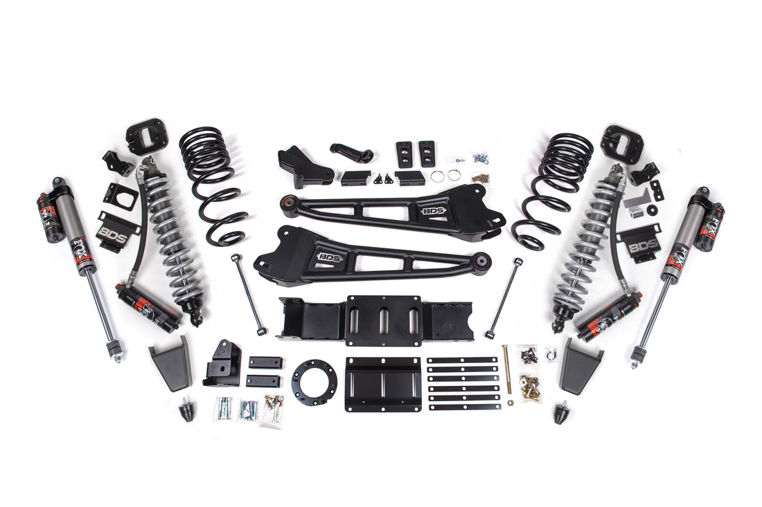 BDS Suspension 4 Inch Lift Kit w/ Radius Arm | FOX 2.5 Coil-Over Conversion - Performance Elite | Ram 2500 (19-24) 4WD | Diesel