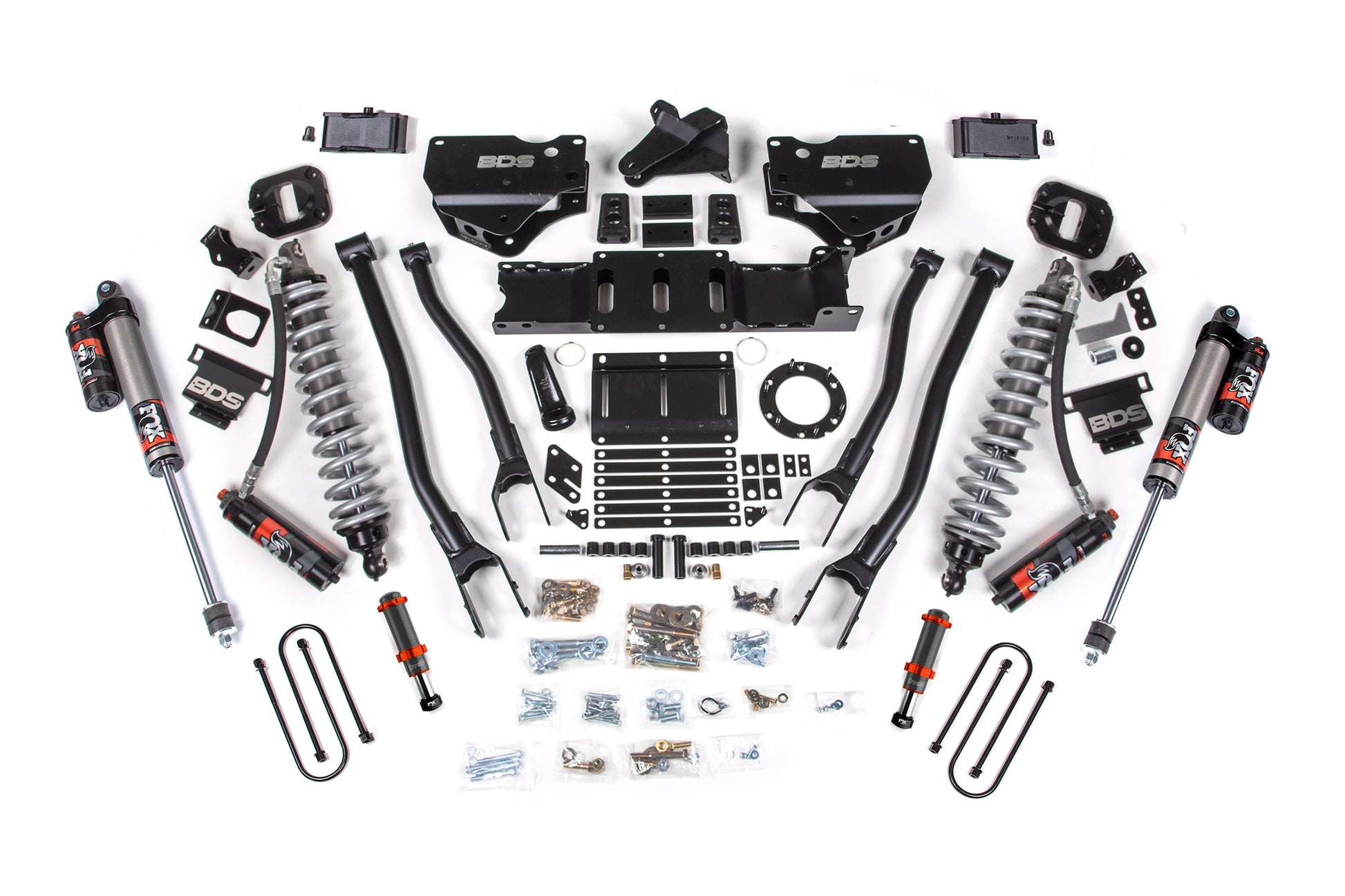 4 Inch Lift Kit w/ 4-Link | FOX 2.5 Coil-Over Conversion - Performance Elite | Ram 3500 (19-24) 4WD | Diesel - Trucks R Us