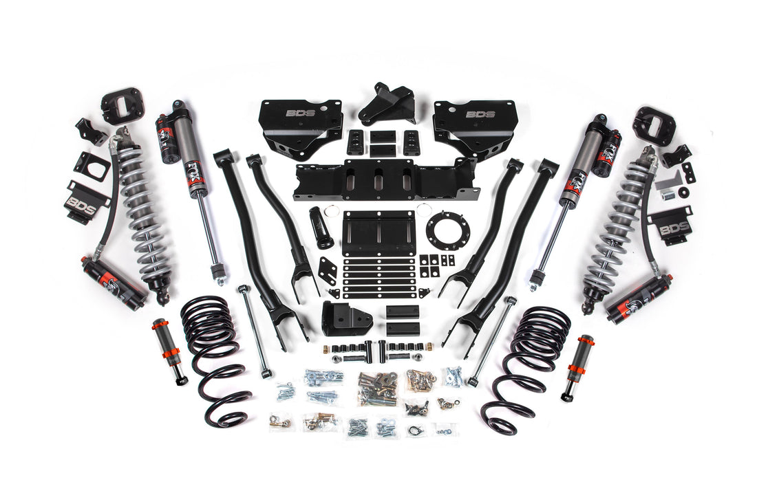 4 Inch Lift Kit w/ 4-Link | FOX 2.5 Coil-Over Conversion - Performance Elite | Ram 2500 (19-24) 4WD | Diesel - Trucks R Us
