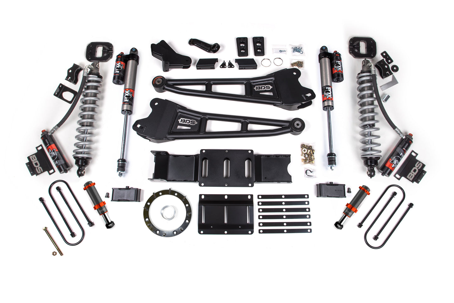 BDS Suspension 6 Inch Lift Kit w/ Radius Arm | FOX 2.5 Coil-Over Conversion - Performance Elite | Ram 3500 (19-24) 4WD | Diesel