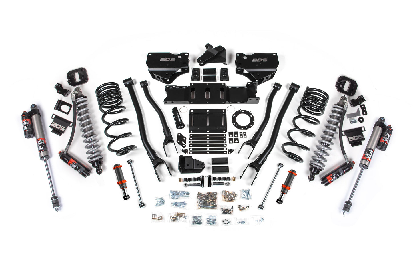 BDS Suspension 6 Inch Lift Kit w/ 4-Link | FOX 2.5 Coil-Over Conversion - Performance Elite | Ram 2500 (19-24) 4WD | Diesel