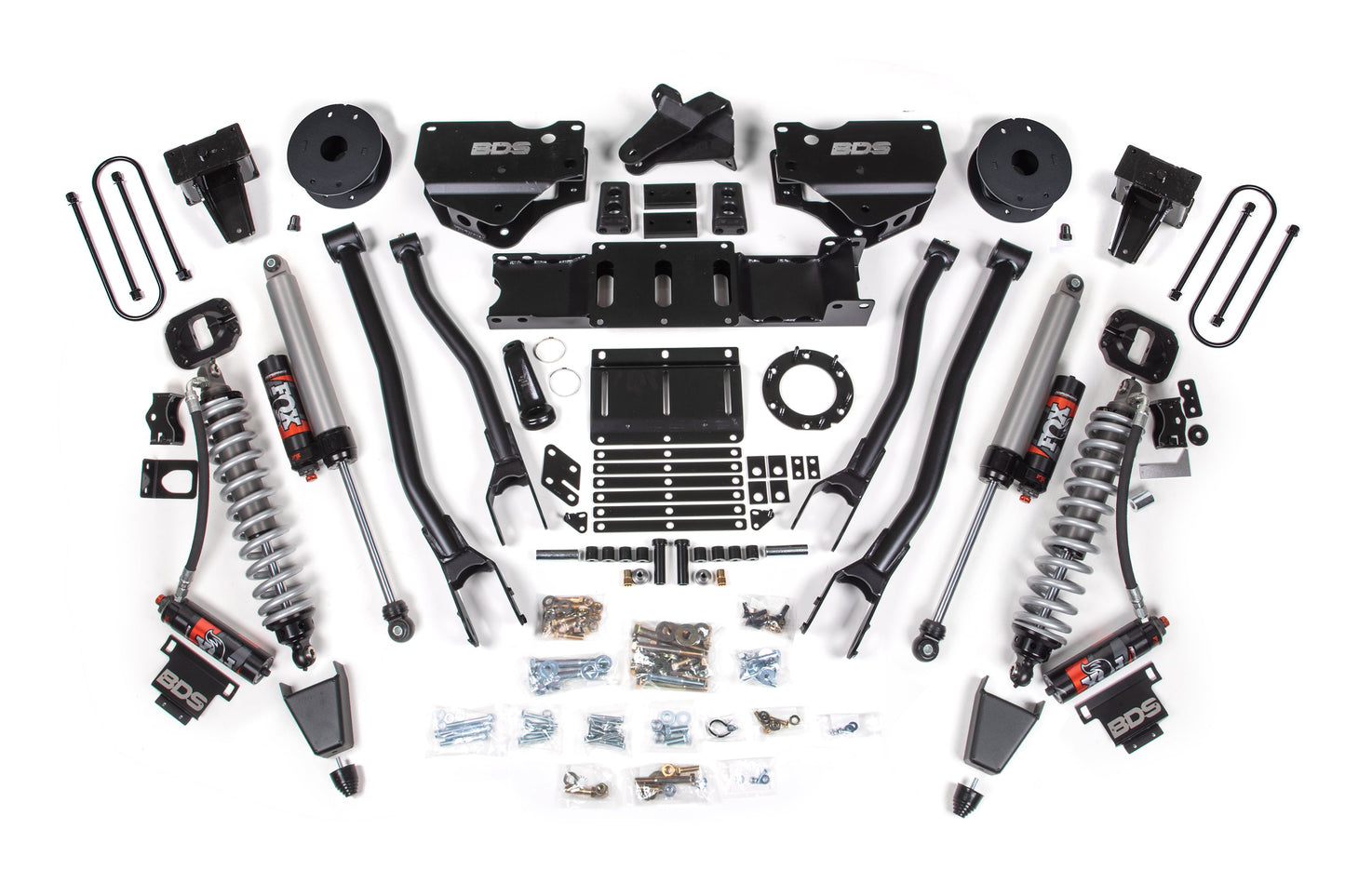 BDS Suspension 6 Inch Lift Kit w/ 4-Link | FOX 2.5 Coil-Over Conversion - Performance Elite | Ram 3500 (19-24) 4WD | Diesel
