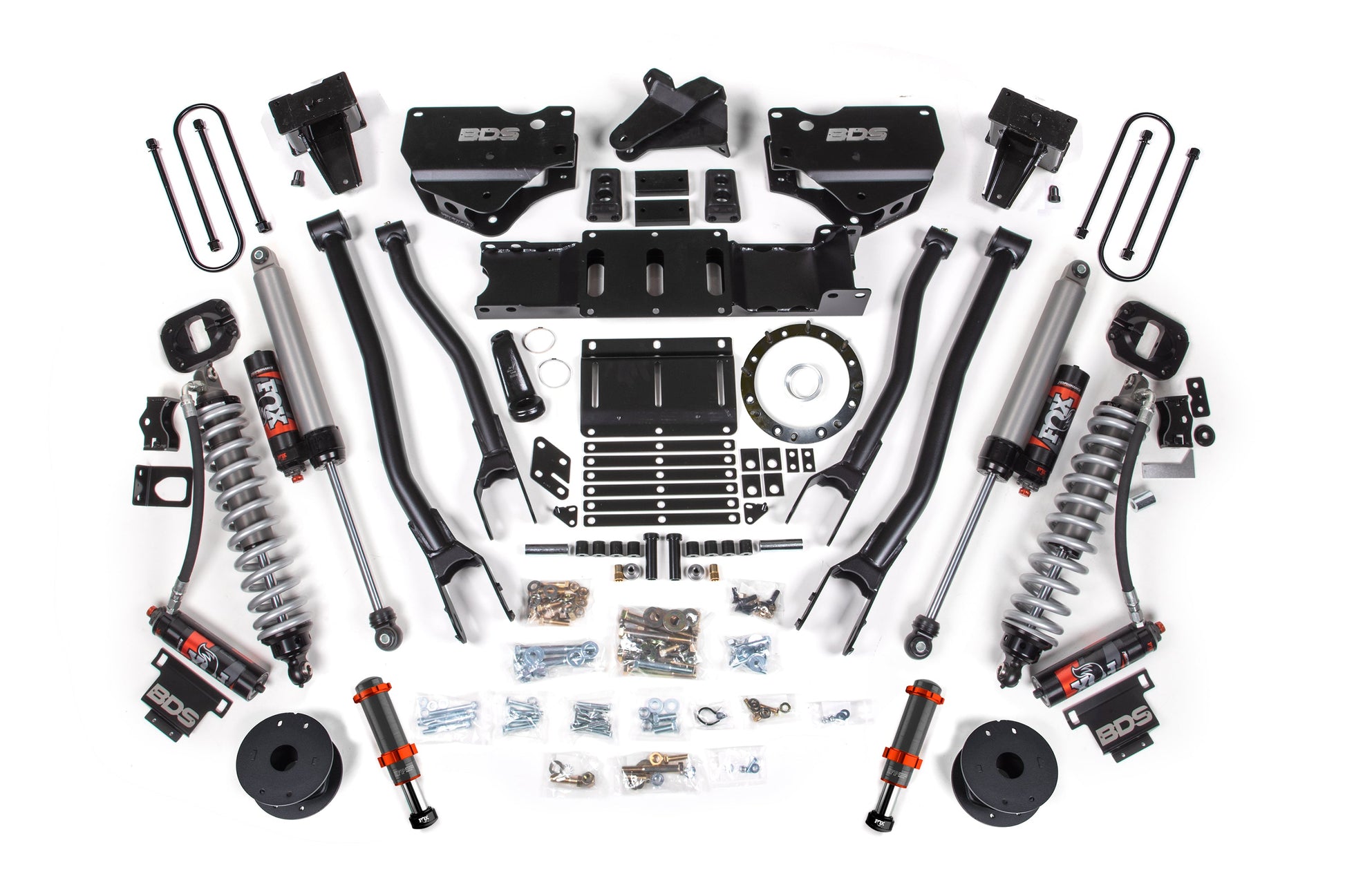 BDS Suspension 6 Inch Lift Kit w/ 4-Link | FOX 2.5 Coil-Over Conversion - Performance Elite | Ram 3500 (19-24) 4WD | Diesel - Trucks R Us