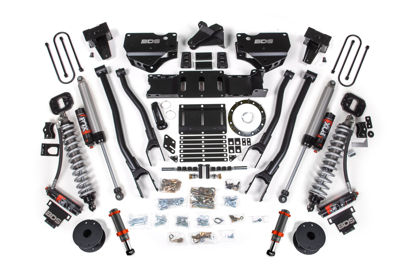 BDS Suspension 6 Inch Lift Kit w/ 4-Link | FOX 2.5 Coil-Over Conversion - Performance Elite | Ram 3500 (19-24) 4WD | Diesel