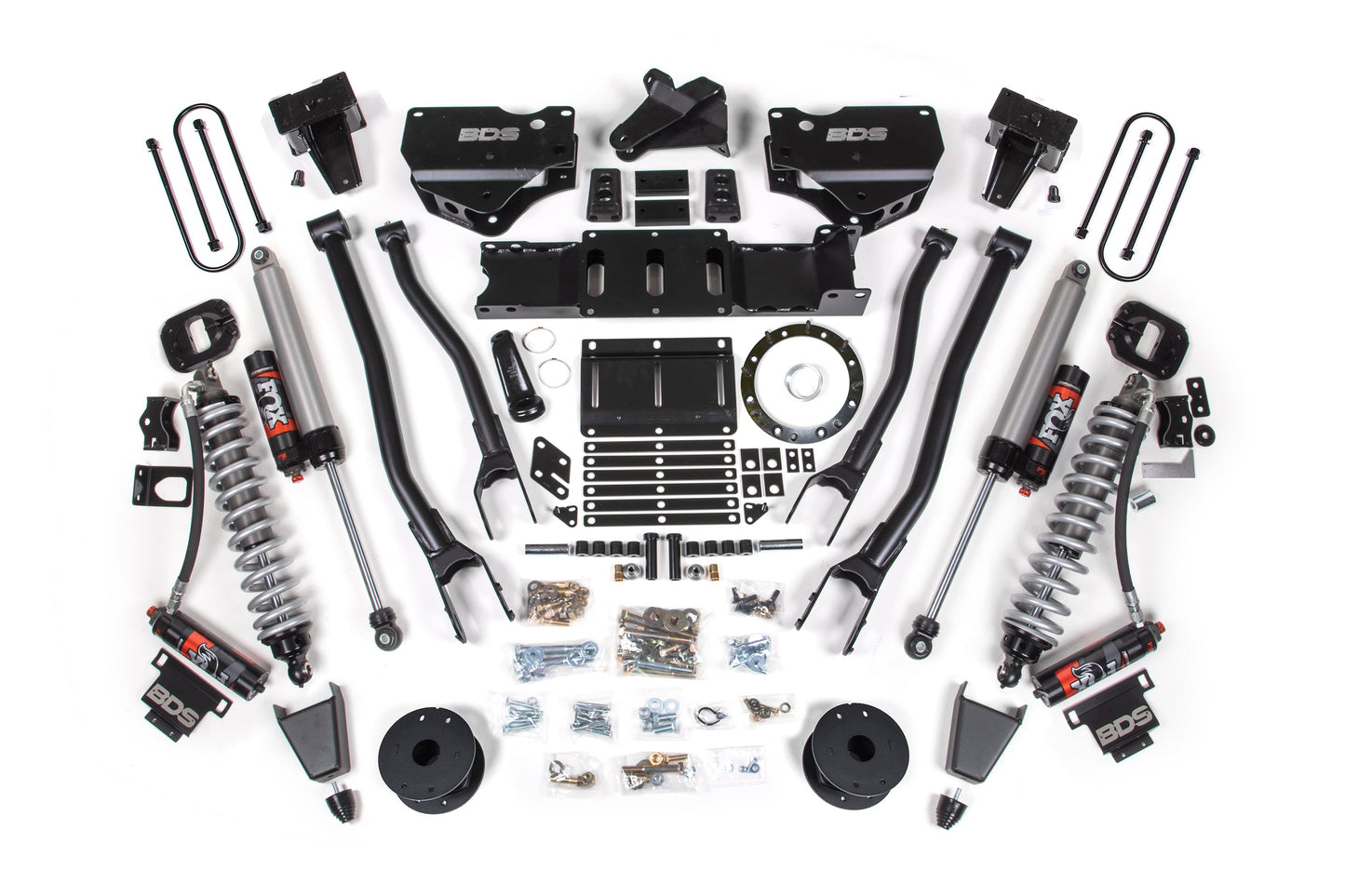 BDS Suspension 6 Inch Lift Kit w/ 4-Link | FOX 2.5 Coil-Over Conversion - Performance Elite | Ram 3500 (19-24) 4WD | Diesel