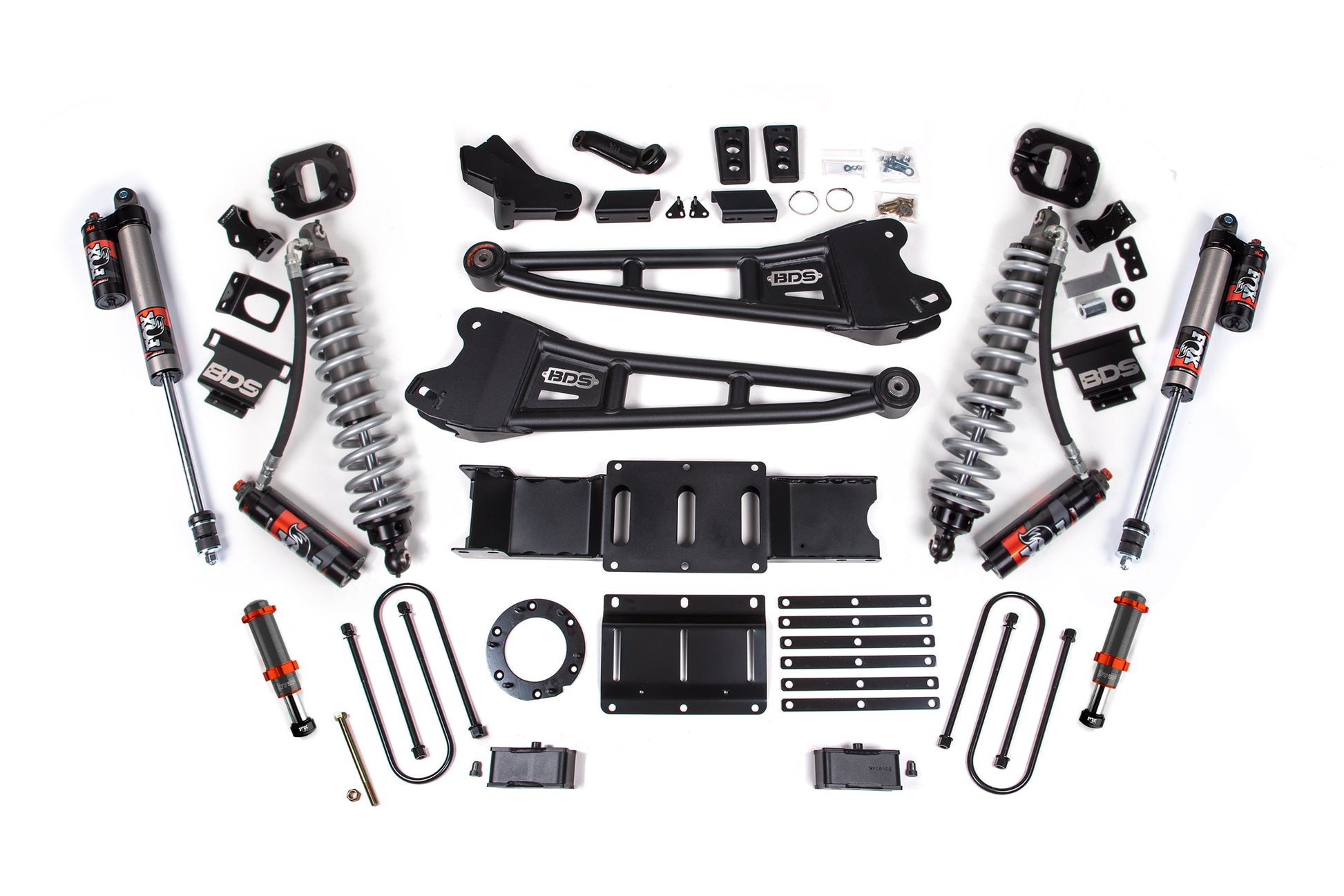 BDS Suspension 4 Inch Lift Kit w/ Radius Arm | FOX 2.5 Coil-Over Conversion - Performance Elite | Ram 3500 (19-24) 4WD | Diesel - Trucks R Us