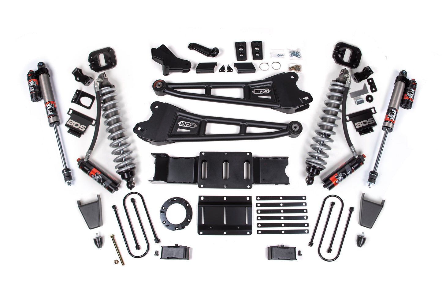 BDS Suspension 4 Inch Lift Kit w/ Radius Arm | FOX 2.5 Coil-Over Conversion - Performance Elite | Ram 3500 (19-24) 4WD | Diesel