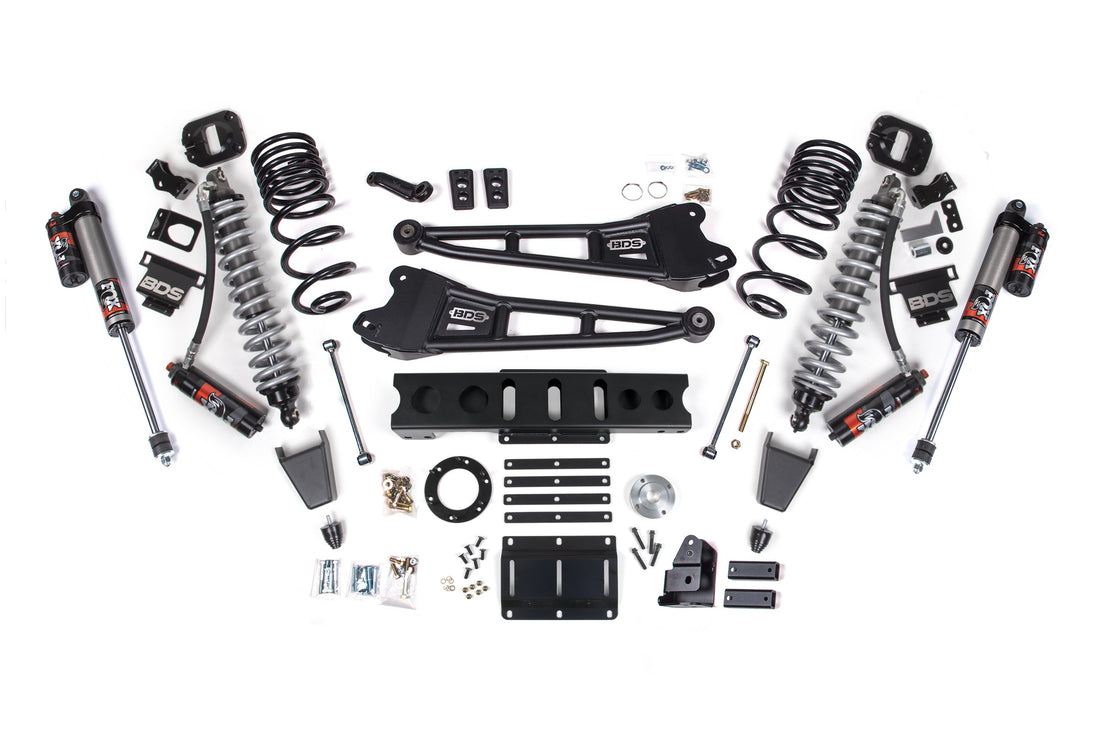 BDS Suspension 4 Inch Lift Kit w/ Radius Arm | FOX 2.5 Coil-Over Conversion - Performance Elite | Ram 2500 (14-18) 4WD | Diesel