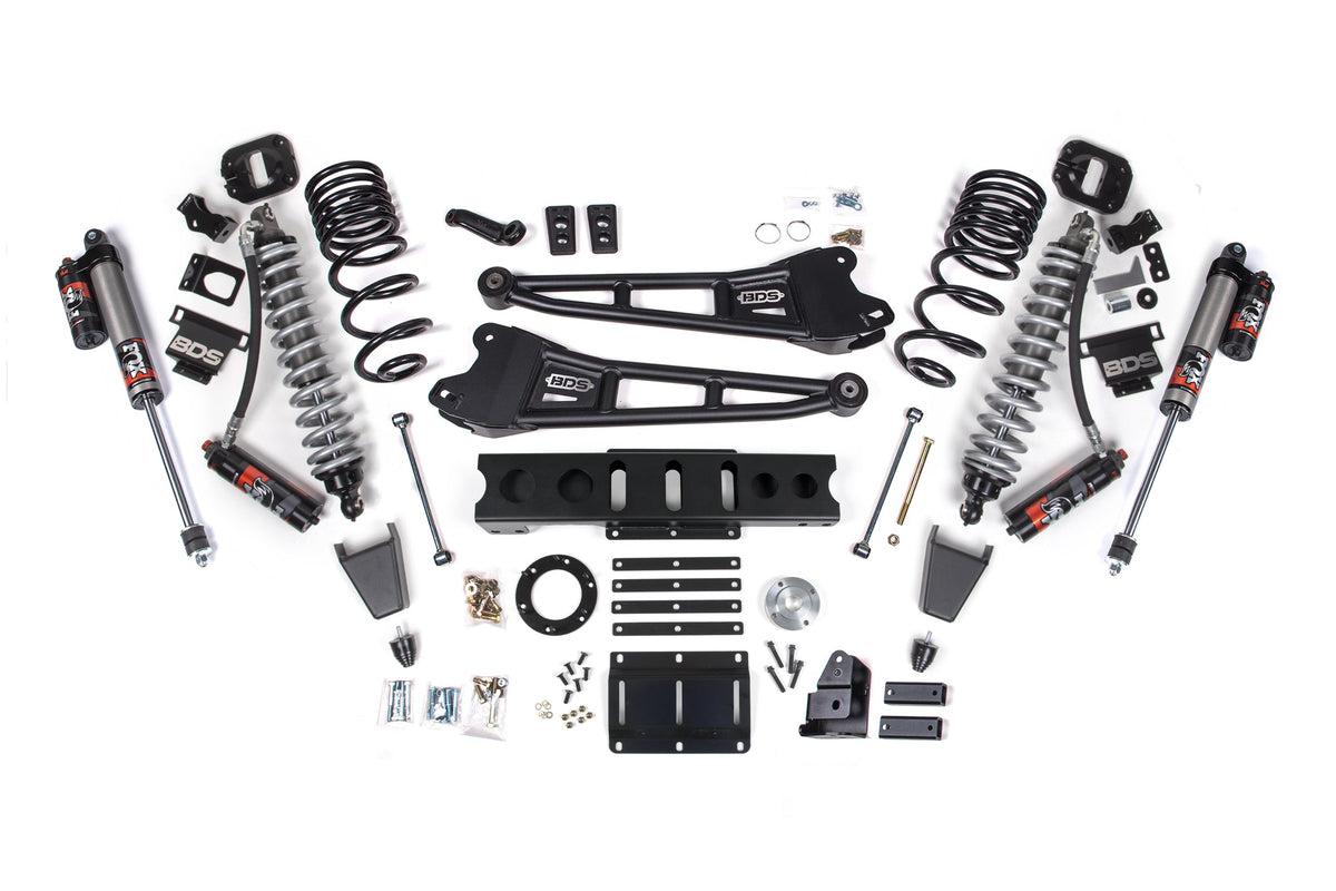 6 Inch Lift Kit w/ 4-Link | FOX 2.5 Coil-Over Conversion - Performance Elite | Ram 3500 (13-18) 4WD | Diesel - Trucks R Us