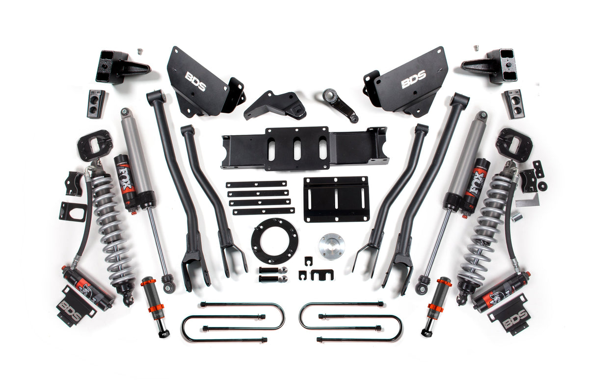 BDS Suspension 6 Inch Lift Kit w/ 4-Link | FOX 2.5 Coil-Over Conversion - Performance Elite | Ram 3500 (13-18) 4WD | Diesel - Trucks R Us