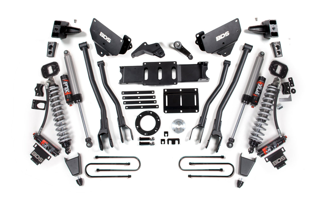 BDS Suspension 6 Inch Lift Kit w/ 4-Link | FOX 2.5 Coil-Over Conversion - Performance Elite | Ram 3500 (13-18) 4WD | Diesel - Trucks R Us