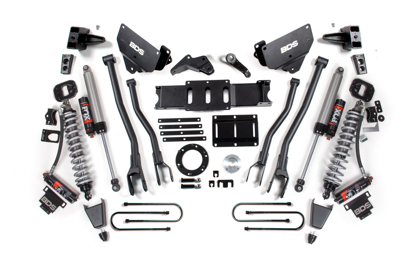 BDS Suspension 6 Inch Lift Kit w/ 4-Link | FOX 2.5 Coil-Over Conversion - Performance Elite | Ram 3500 (13-18) 4WD | Diesel - Trucks R Us