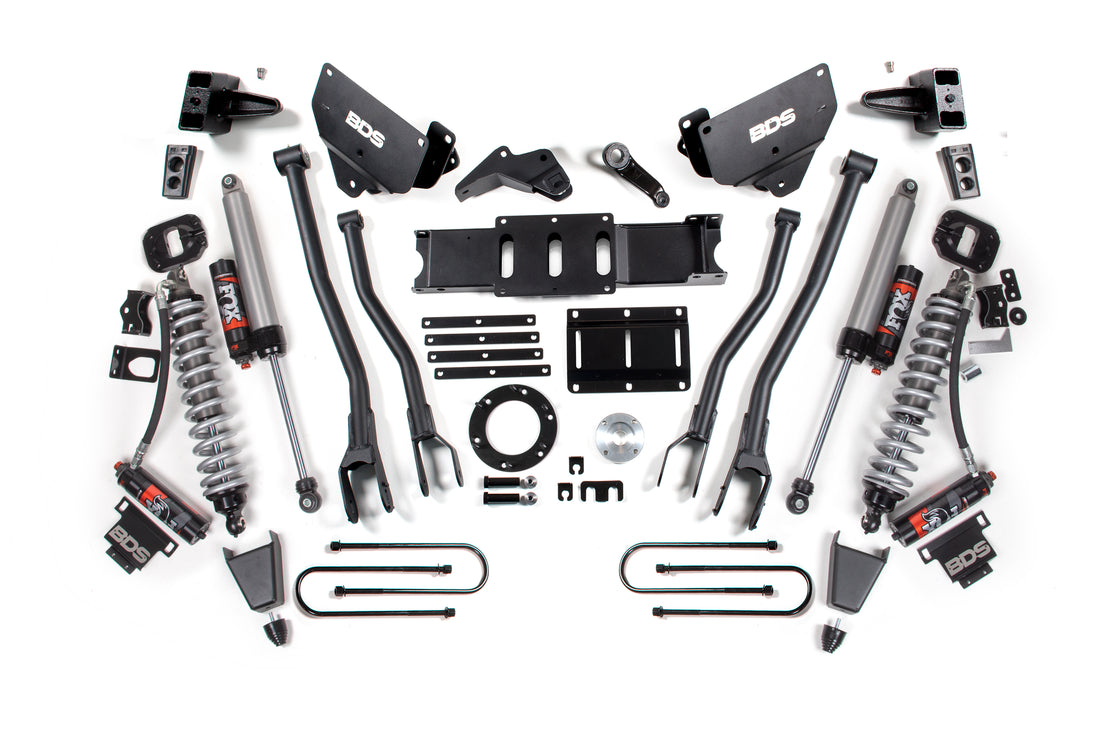 BDS Suspension 6 Inch Lift Kit w/ 4-Link | FOX 2.5 Coil-Over Conversion - Performance Elite | Ram 3500 (13-18) 4WD | Diesel