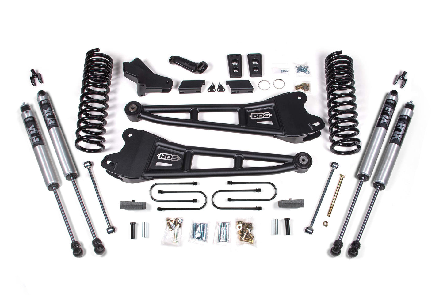 BDS Suspension 4 Inch Lift Kit w/ Radius Arm | Ram 3500 (13-18) 4WD | Diesel