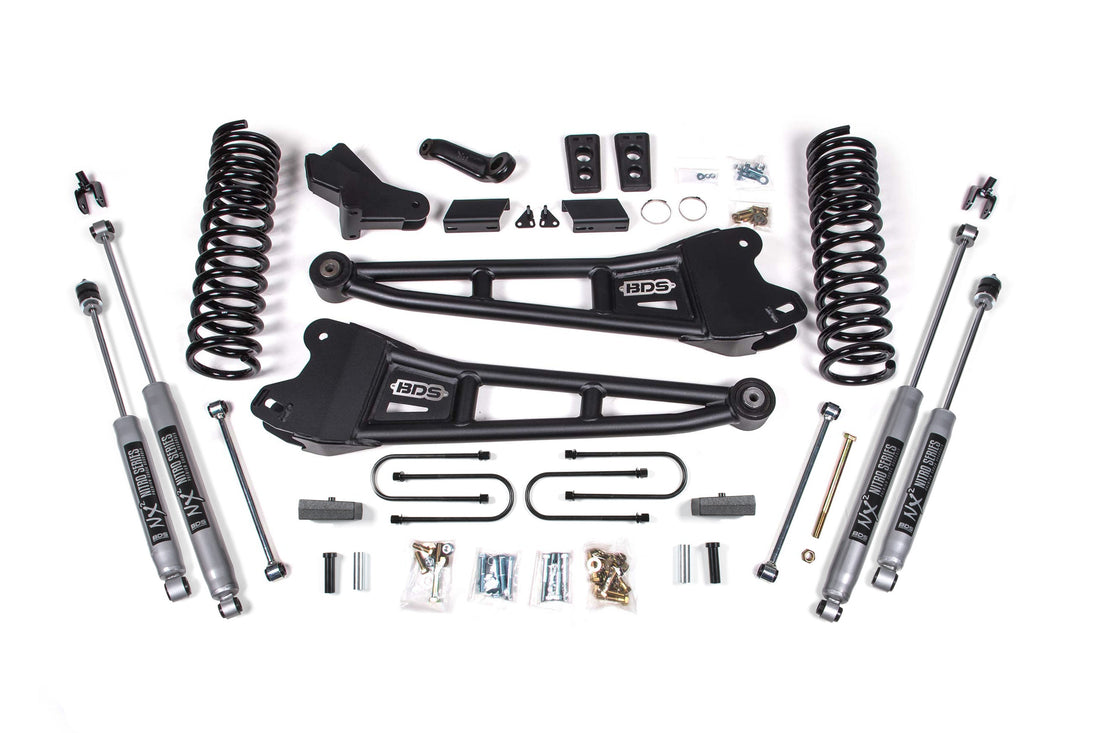 BDS Suspension 4 Inch Lift Kit w/ Radius Arm | Ram 3500 (13-18) 4WD | Diesel - Trucks R Us