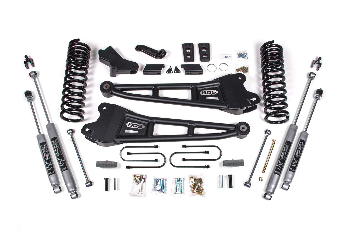 BDS Suspension 4 Inch Lift Kit w/ Radius Arm | Ram 3500 (13-18) 4WD | Diesel