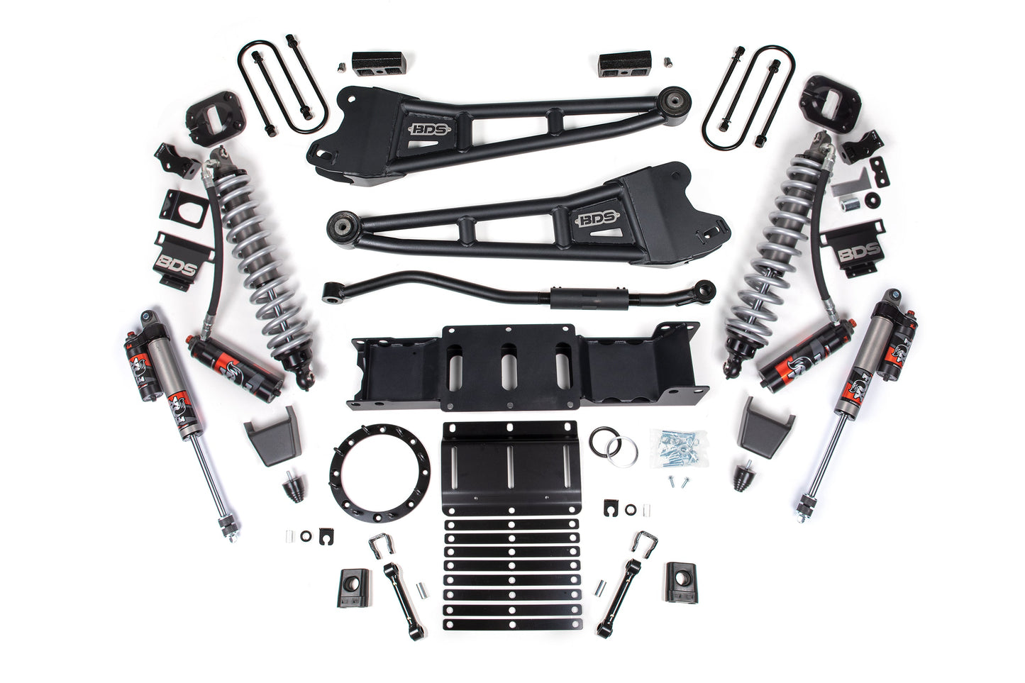 BDS Suspension 3 Inch Lift Kit w/ Radius Arm | FOX 2.5 Coil-Over Conversion - Performance Elite | Ram 3500 (19-24) 4WD | Diesel