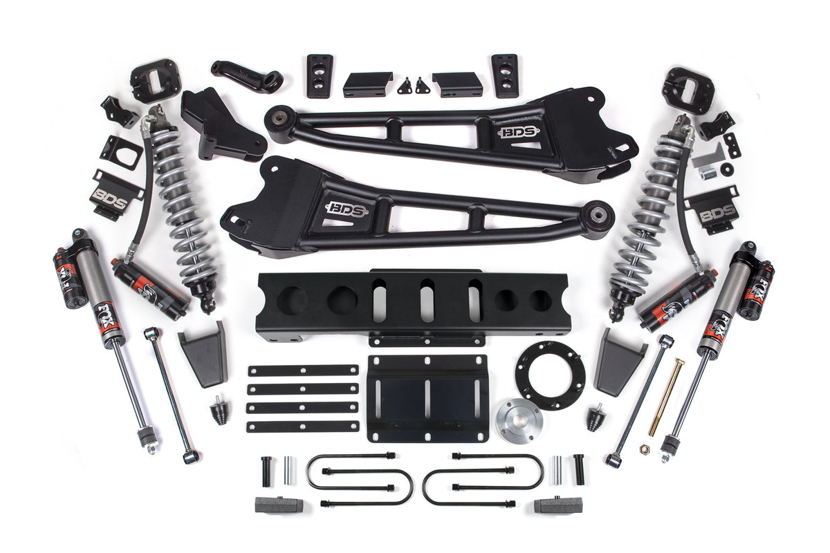 BDS Suspension 4 Inch Lift Kit w/ Radius Arm | FOX 2.5 Coil-Over Conversion - Performance Elite | Ram 3500 (13-18) 4WD | Diesel - Trucks R Us