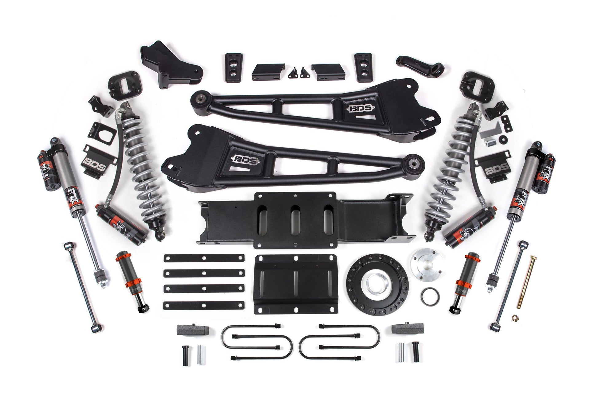 BDS Suspension 4 Inch Lift Kit w/ Radius Arm | FOX 2.5 Coil-Over Conversion - Performance Elite | Ram 3500 (13-18) 4WD | Diesel - Trucks R Us