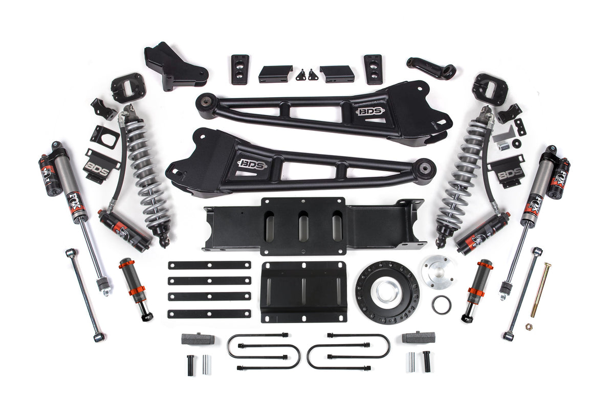 4 Inch Lift Kit w/ Radius Arm | FOX 2.5 Coil-Over Conversion - Performance Elite | Ram 3500 (13-18) 4WD | Diesel - Trucks R Us