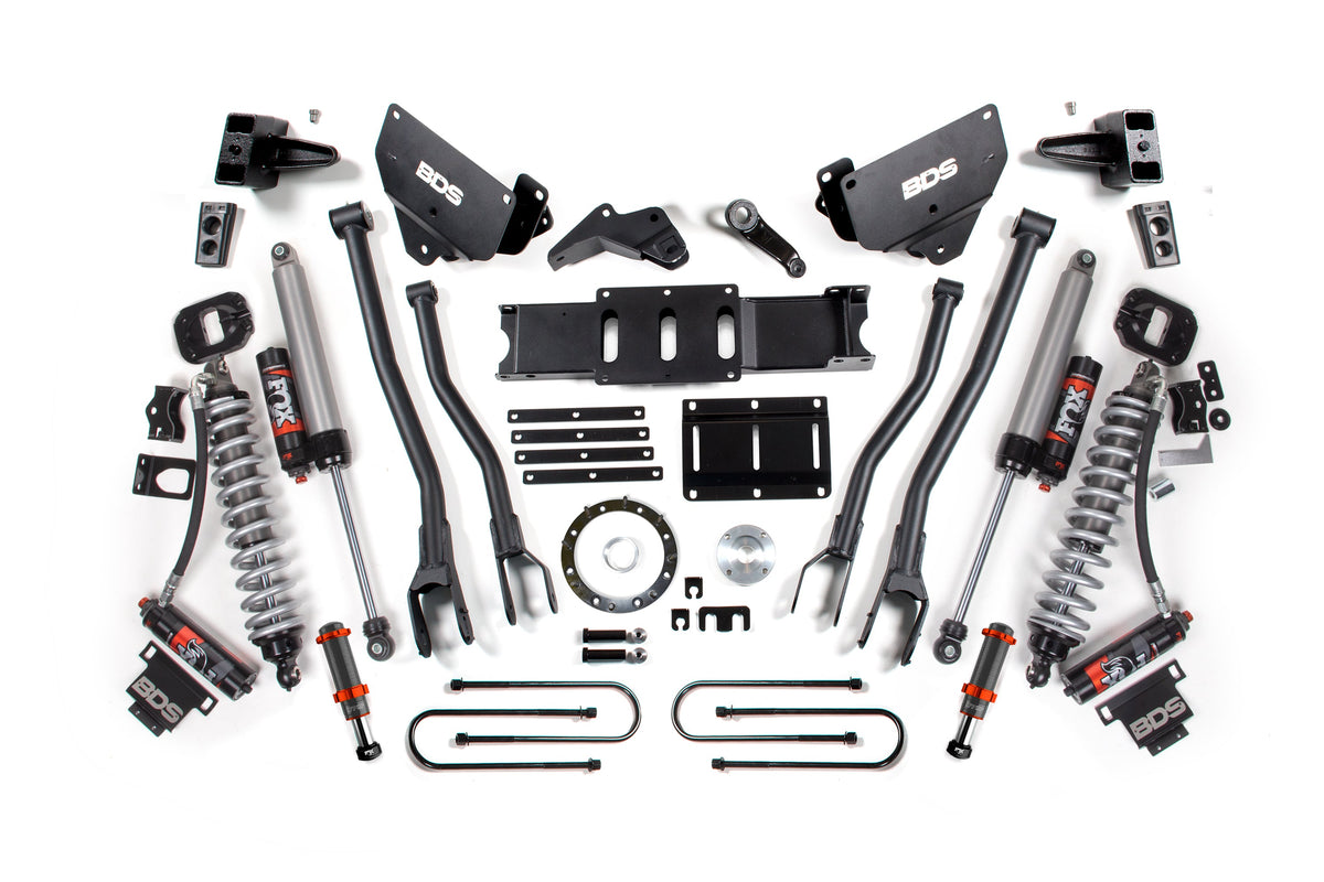 BDS Suspension 6 Inch Lift Kit w/ 4-Link | FOX 2.5 Coil-Over Conversion - Performance Elite | Ram 3500 (13-18) 4WD | Diesel - Trucks R Us