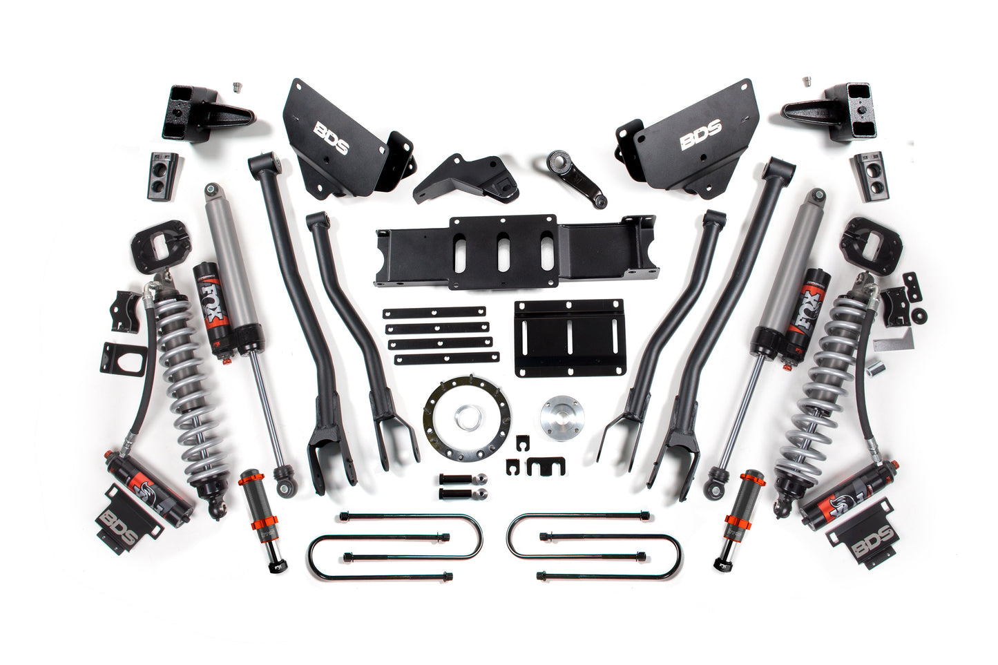 BDS Suspension 6 Inch Lift Kit w/ 4-Link | FOX 2.5 Coil-Over Conversion - Performance Elite | Ram 3500 (13-18) 4WD | Diesel