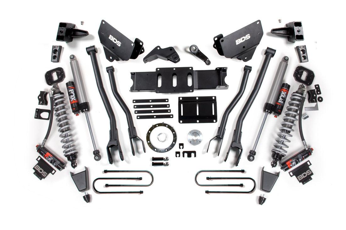 BDS Suspension 6 Inch Lift Kit w/ 4-Link | FOX 2.5 Coil-Over Conversion - Performance Elite | Ram 3500 (13-18) 4WD | Diesel - Trucks R Us