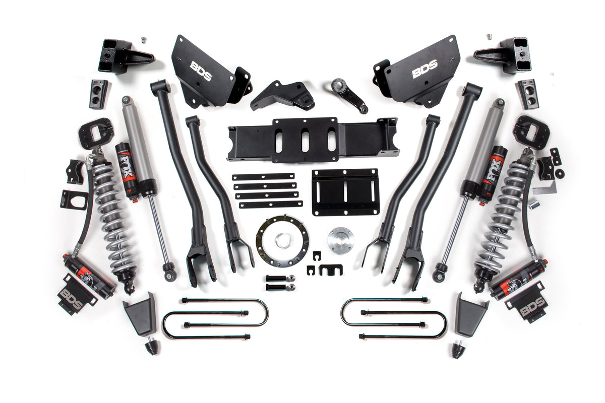 BDS Suspension 6 Inch Lift Kit w/ 4-Link | FOX 2.5 Coil-Over Conversion - Performance Elite | Ram 3500 (13-18) 4WD | Diesel - Trucks R Us