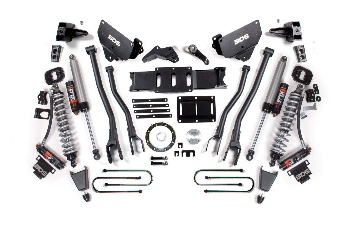 BDS Suspension 6 Inch Lift Kit w/ 4-Link | FOX 2.5 Coil-Over Conversion - Performance Elite | Ram 3500 (13-18) 4WD | Diesel