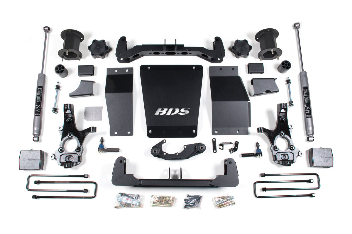 BDS Suspension 6.5 Inch Lift Kit | Chevy Silverado or GMC Sierra 1500 (14-18) 4WD