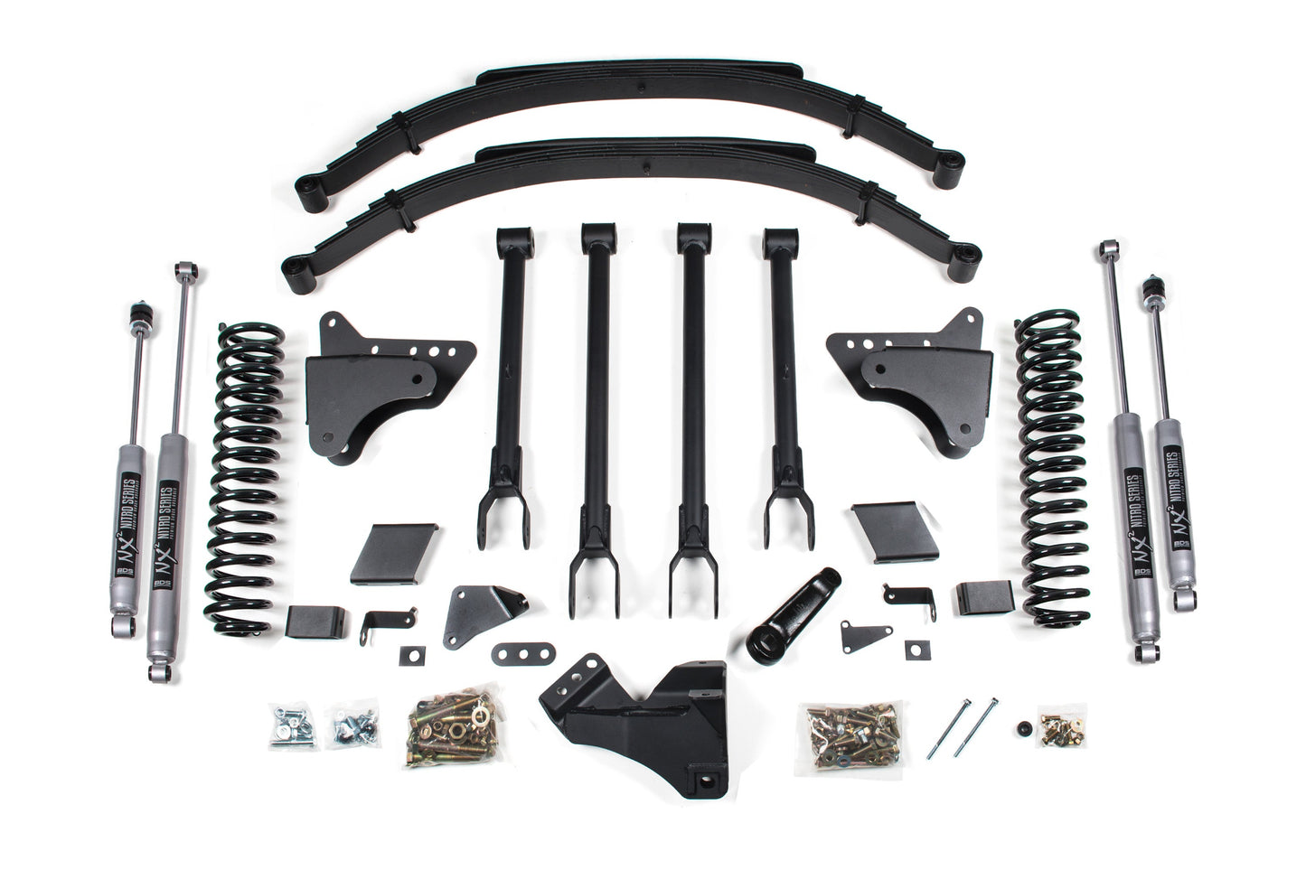 8 Inch Lift Kit | 4-Link Conversion | Ford F250/F350 Super Duty (11-16) 4WD | Gas - Trucks R Us
