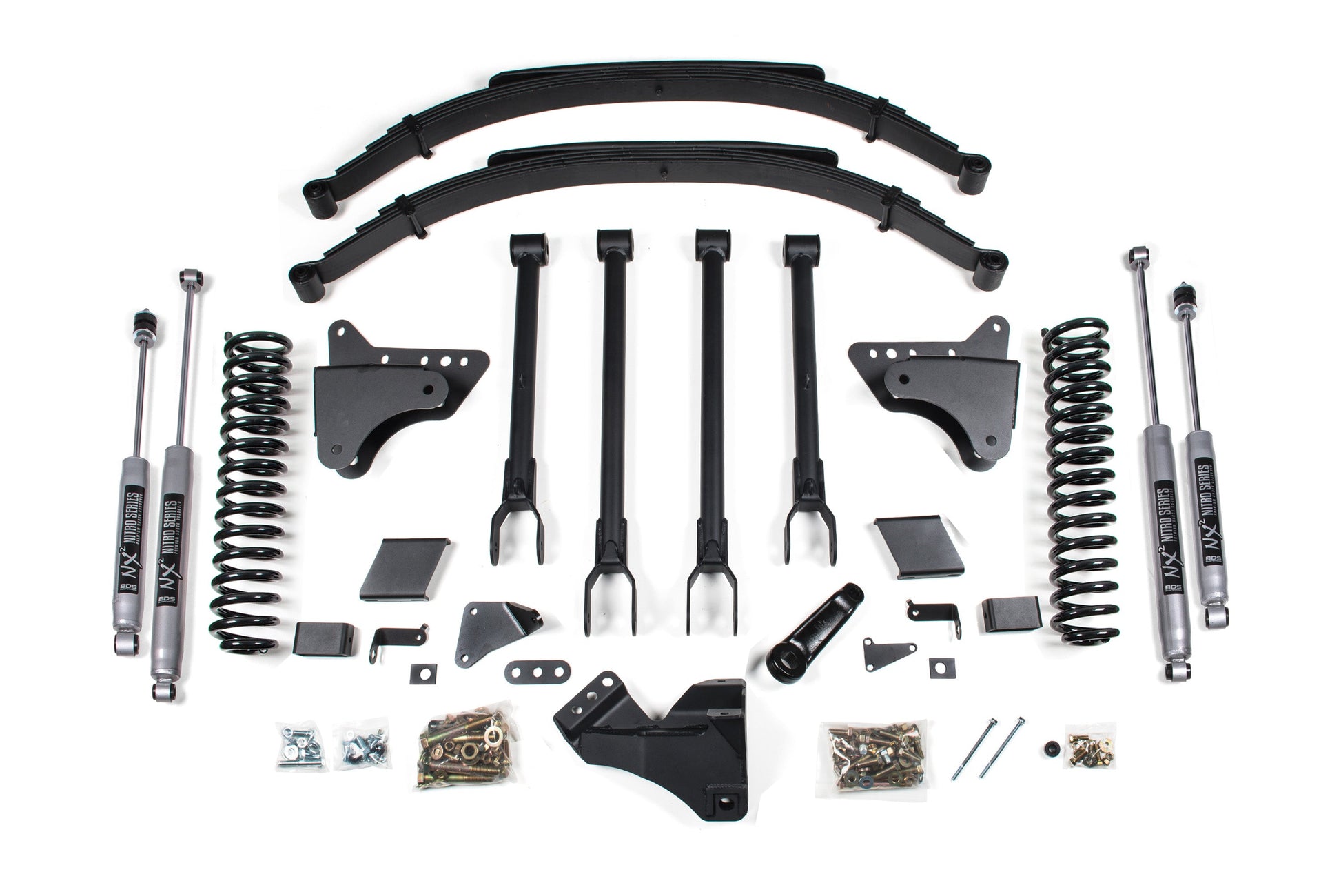 8 Inch Lift Kit | 4-Link Conversion | Ford F250/F350 Super Duty (11-16) 4WD | Gas - Trucks R Us