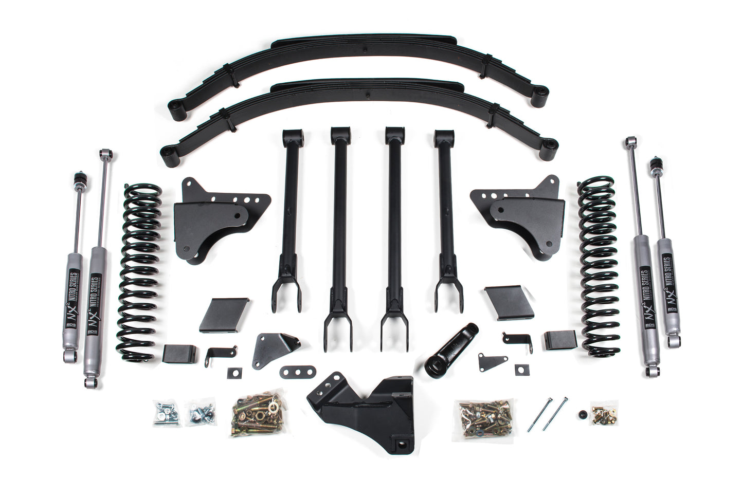 BDS Suspension 8 Inch Lift Kit | 4-Link Conversion | Ford F250/F350 Super Duty (11-16) 4WD | Gas