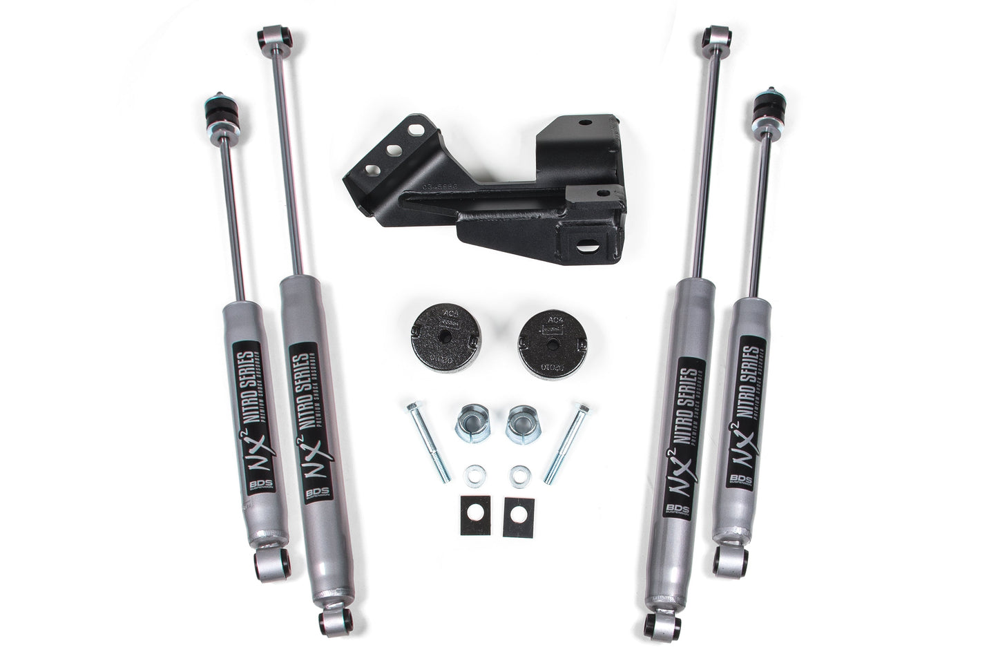 BDS Suspension 2 Inch Leveling Kit | Coil Spacer | Ford F250/F350 Super Duty (17-19) 4WD