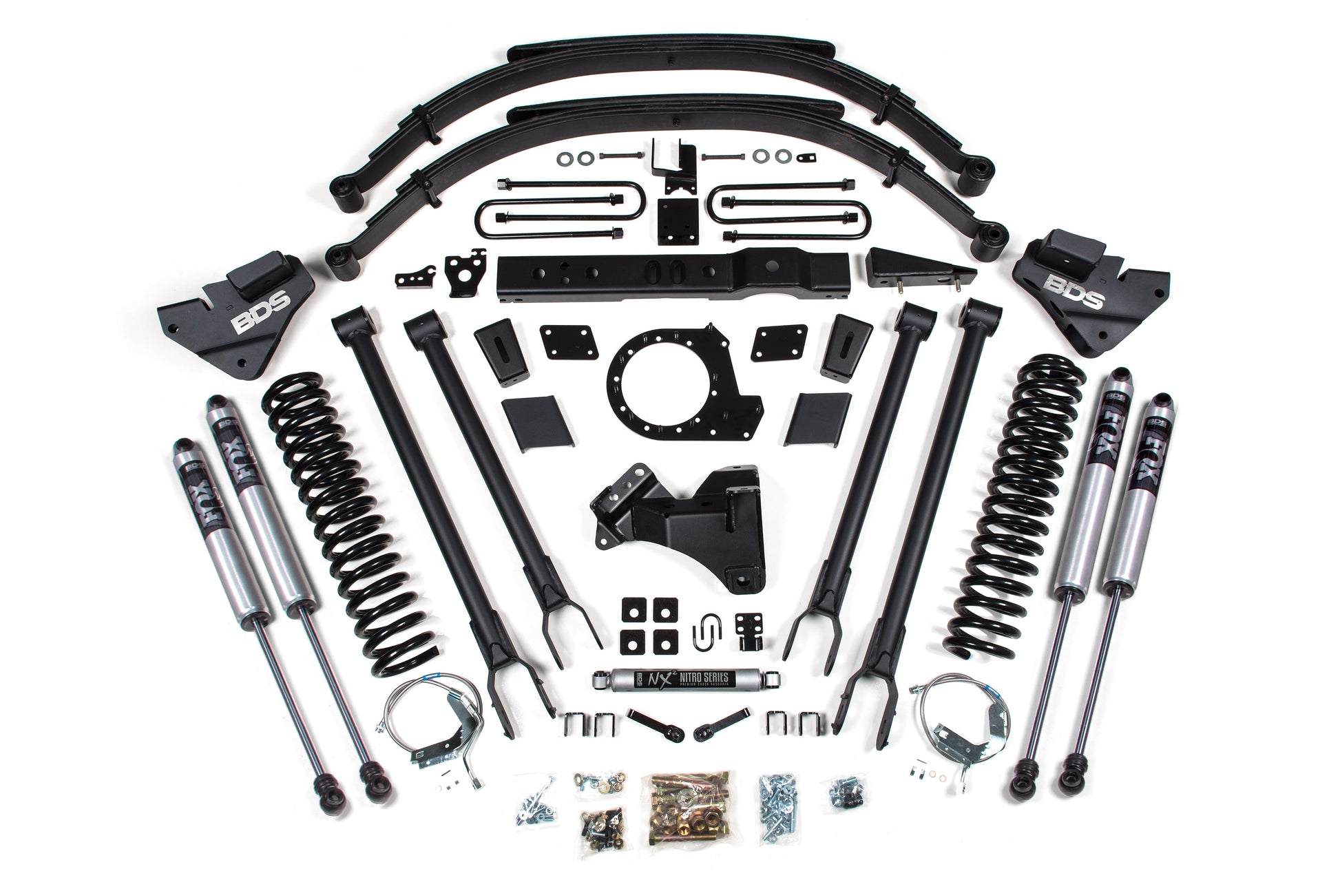 BDS Suspension 8 Inch Lift Kit | 4-Link Conversion | Ford F250/F350 Super Duty (17-19) 4WD | Diesel - Trucks R Us