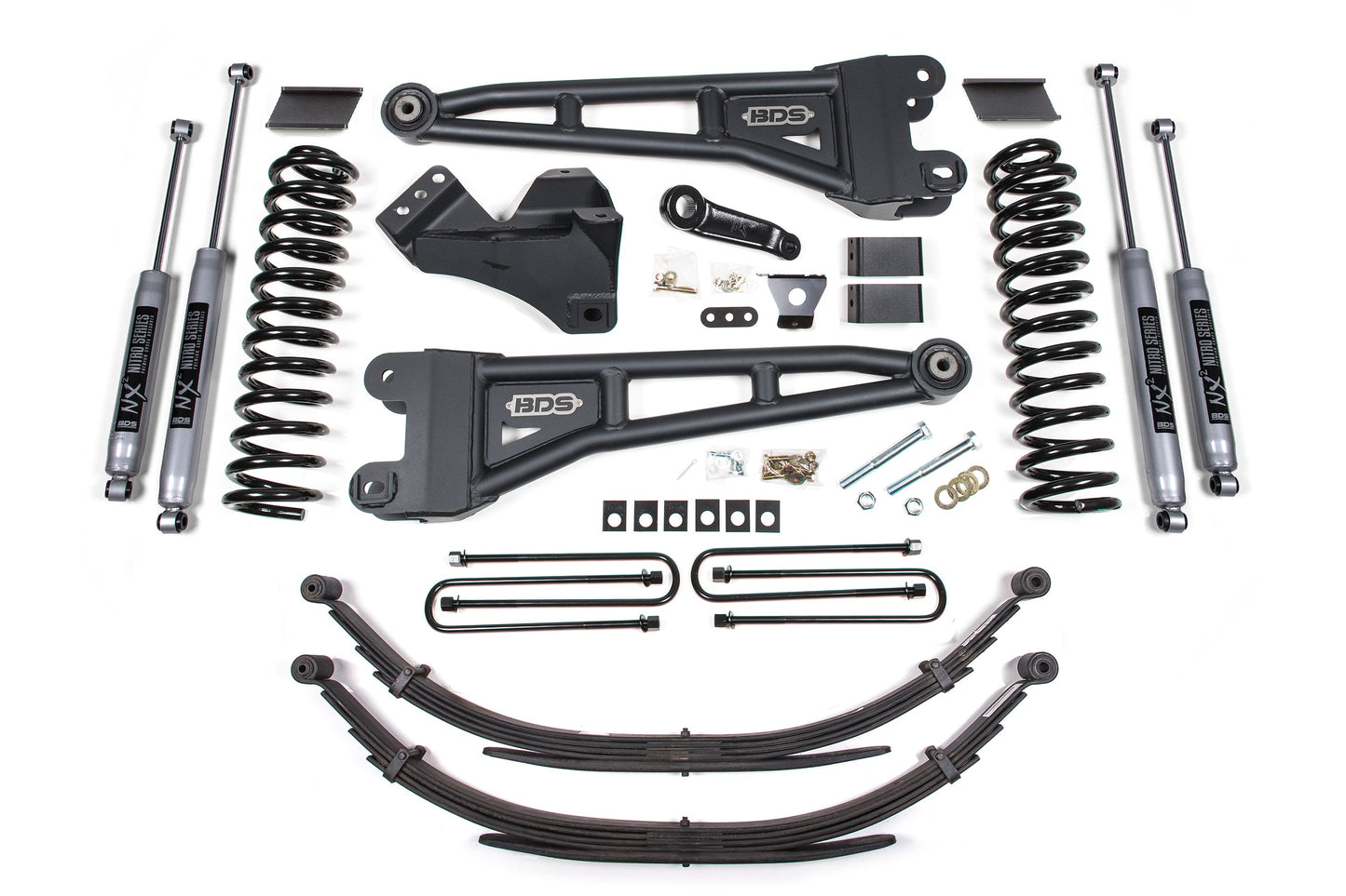 BDS Suspension 4 Inch Lift Kit w/ Radius Arm | Ford F250/F350 Super Duty (11-16) 4WD | Gas - Trucks R Us