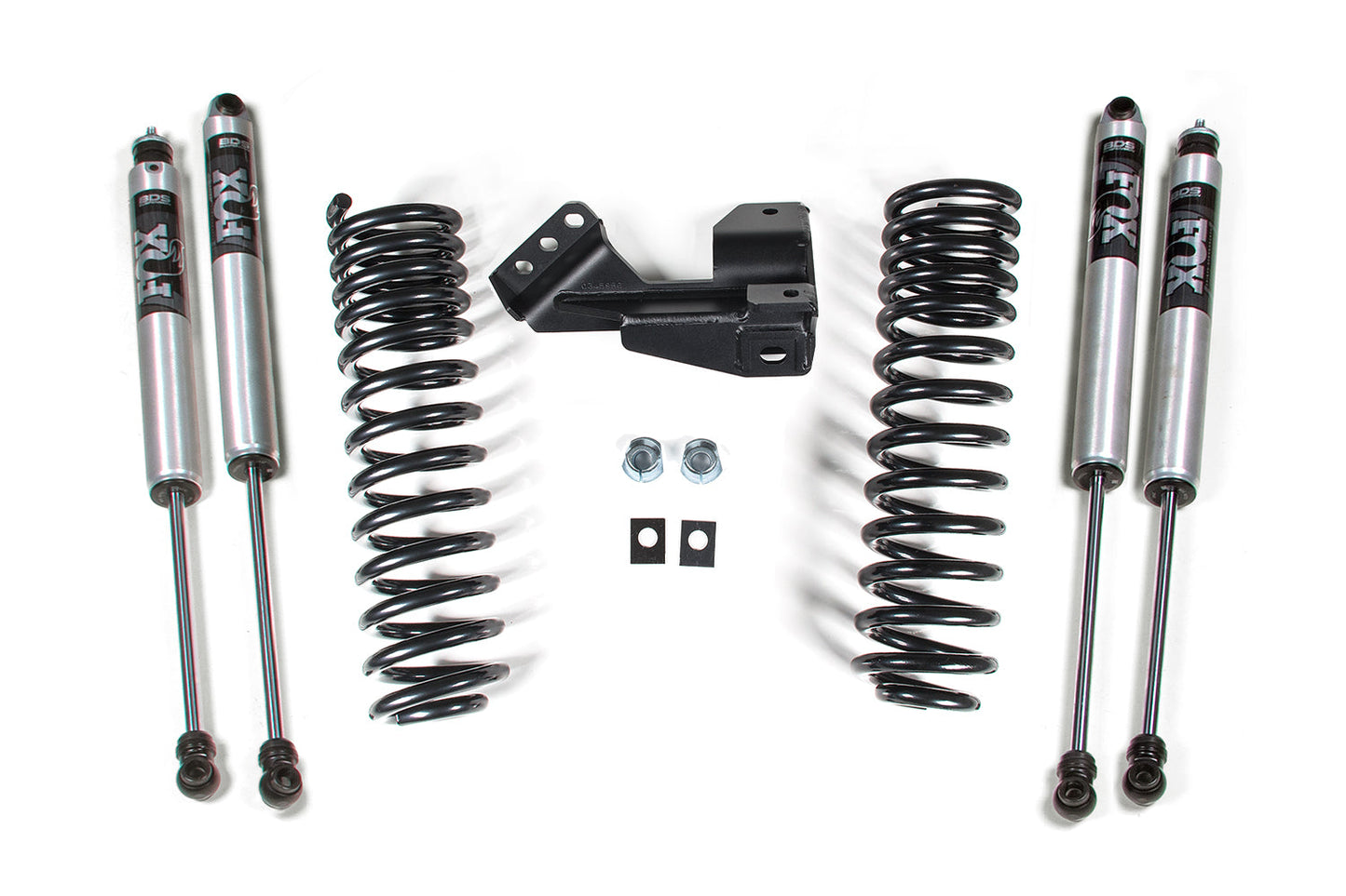 BDS Suspension 1-2 Inch Leveling Kit | Performance Spring | Ford F250/F350 Super Duty (1 Inch Lift: 17-19) | (2 Inch Lift: 20-26) | 4WD | Diesel & Gas