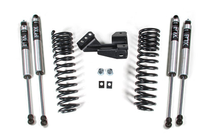 BDS Suspension 1-2 Inch Leveling Kit | Performance Spring | Ford F250/F350 Super Duty (1 Inch Lift: 17-19) | (2 Inch Lift: 20-26) | 4WD | Diesel & Gas