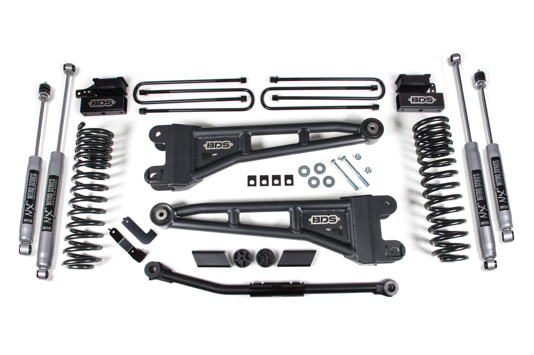 BDS Suspension 2.5 Inch Lift Kit w/ Radius Arm | Ford F450 Super Duty (20-22) 4WD | Diesel & Gas